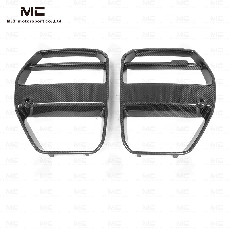 For BMW G80 G82 M3 M4 V Style Carbon Fiber Front Grille 2021+