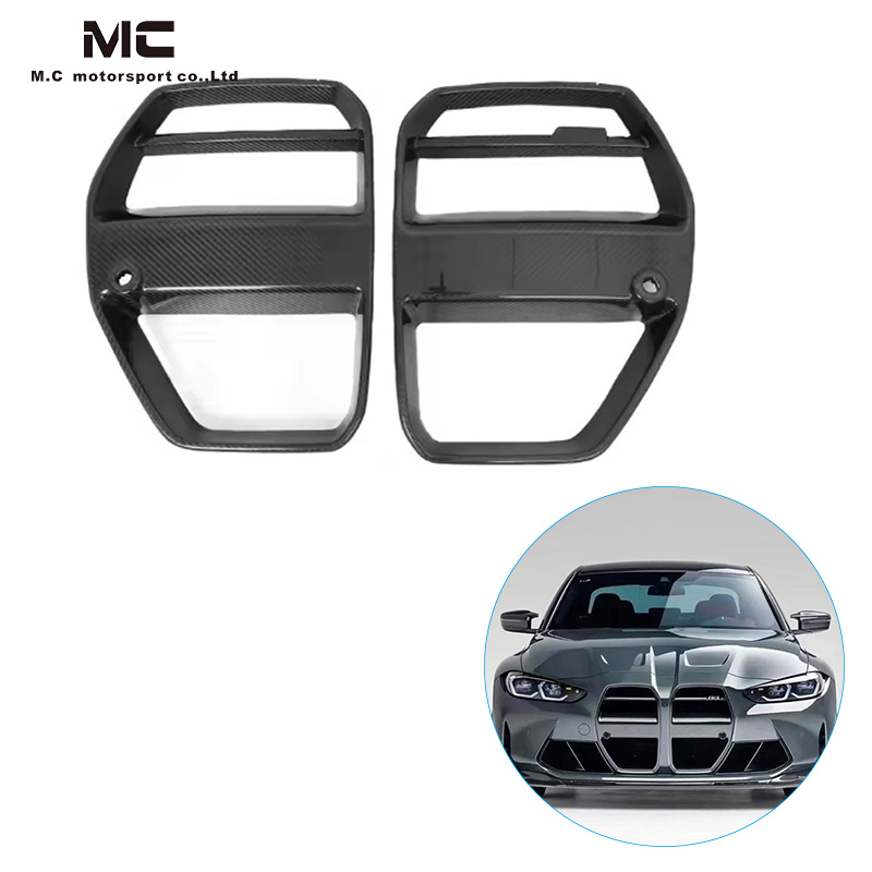 For BMW G80 G82 M3 M4 V Style Carbon Fiber Front Grille 2021+