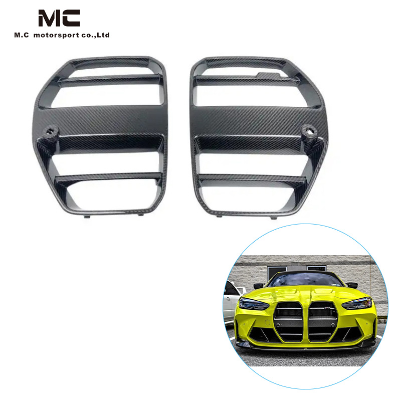 For BMW M3 G80 M4 G82 ST Style Carbon Fiber Front Grille 2021+