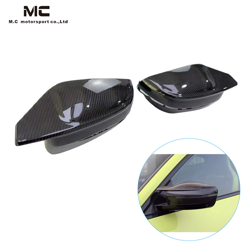 For BMW M3 G80 M4 G82 Carbon Fiber Side Mirror Covers 2021+
