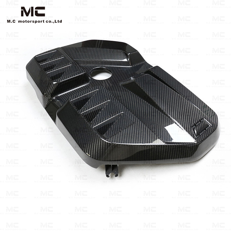 For BMW M3 G80 M4 G82 Dry Carbon Fiber Engine Cover 
