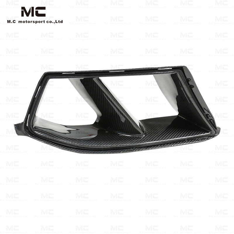 For BMW M3 G80 M4 G82 Dry Carbon Fiber Front Bumper Vents 