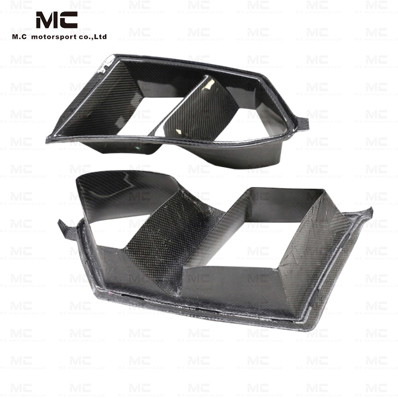 For BMW M3 G80 M4 G82 Dry Carbon Fiber Front Bumper Vents 