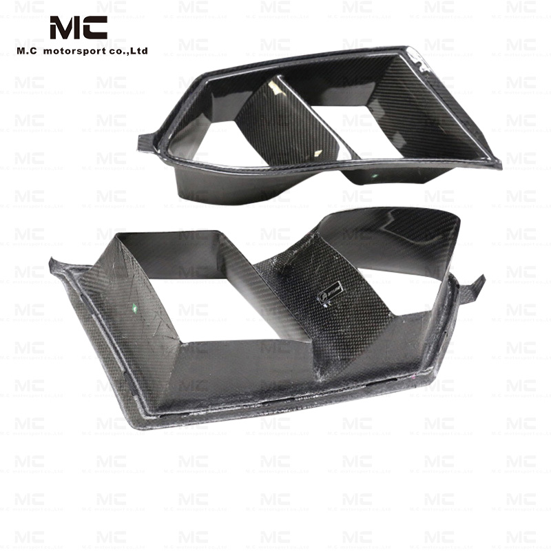 For BMW M3 G80 M4 G82 Dry Carbon Fiber Front Bumper Vents 