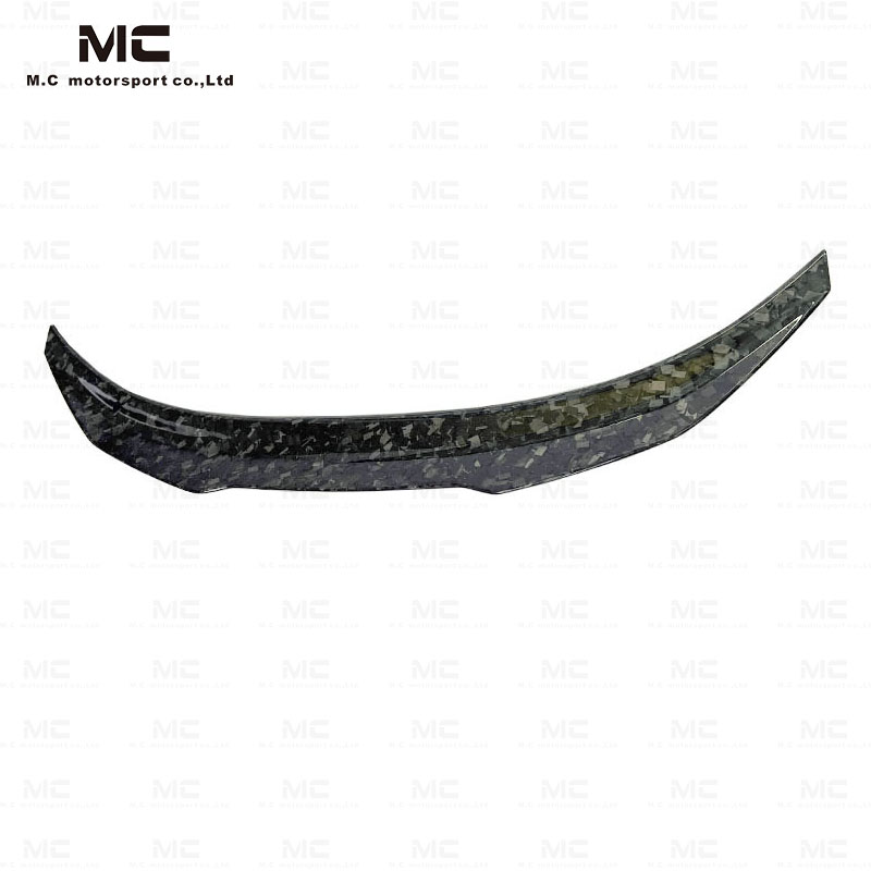 For BMW M3 G80 M4 G82 PSM Style Forged Carbon Fiber Rear Spoiler 