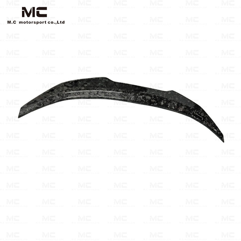 For BMW M3 G80 M4 G82 PSM Style Forged Carbon Fiber Rear Spoiler 