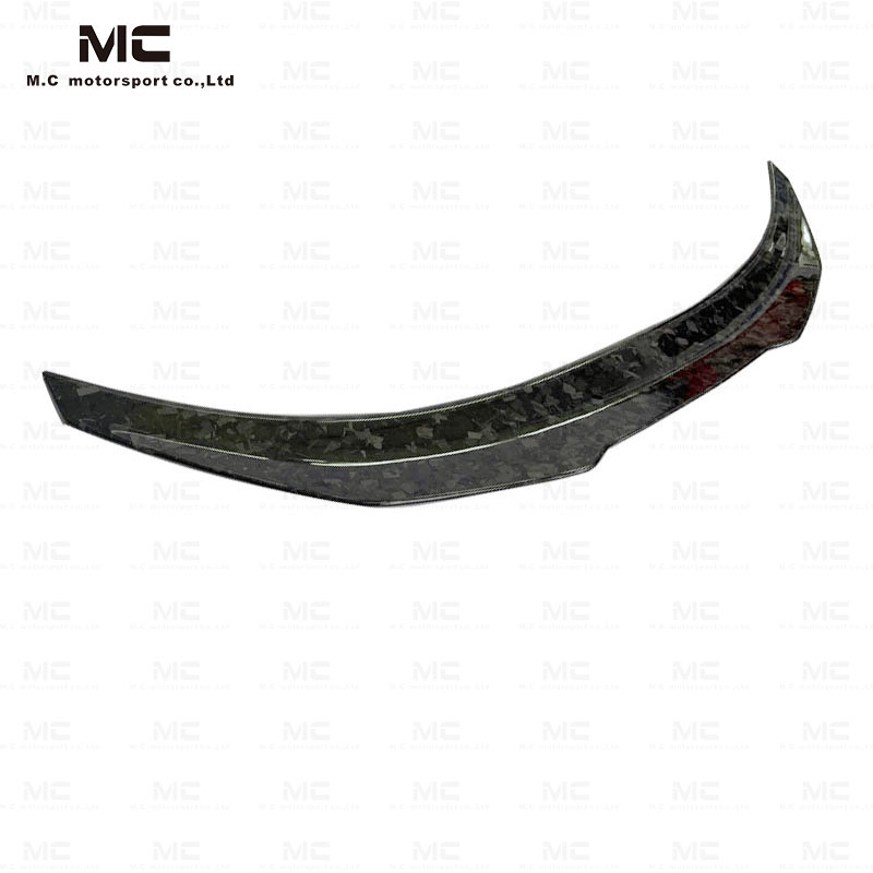 For BMW M3 G80 M4 G82 PSM Style Forged Carbon Fiber Rear Spoiler 