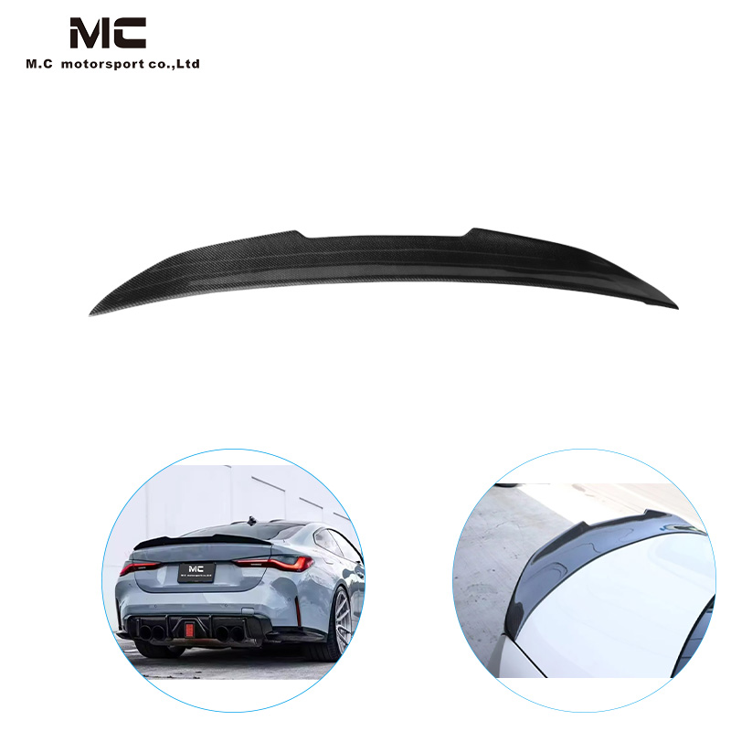 For BMW G80 G82 PSM Style Carbon Fiber Rear Spoiler 