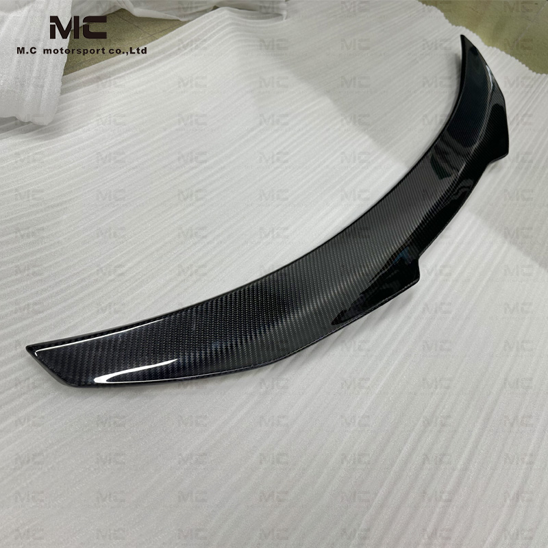For BMW G20 G80 PSM Style Dry Carbon Fiber Rear Spoiler 