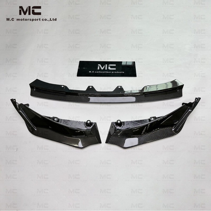 For BMW G80 G82 V Style Dry Carbon Fiber Front Lip 