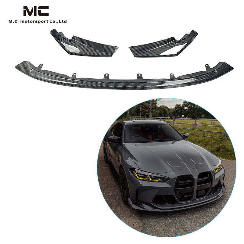 For BMW G80 G82 CSL Style Carbon Fiber Front Lip 