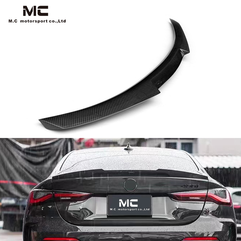 For BMW G82 M4 Style Carbon Fiber Rear Spoiler 