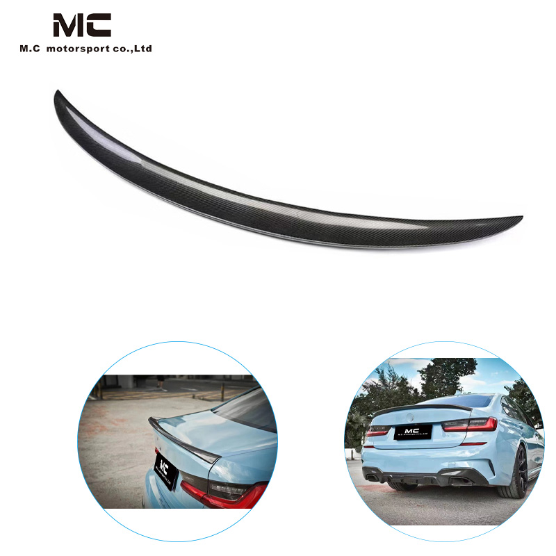 For BMW G82 MP Style Carbon Fiber Rear Spoiler 
