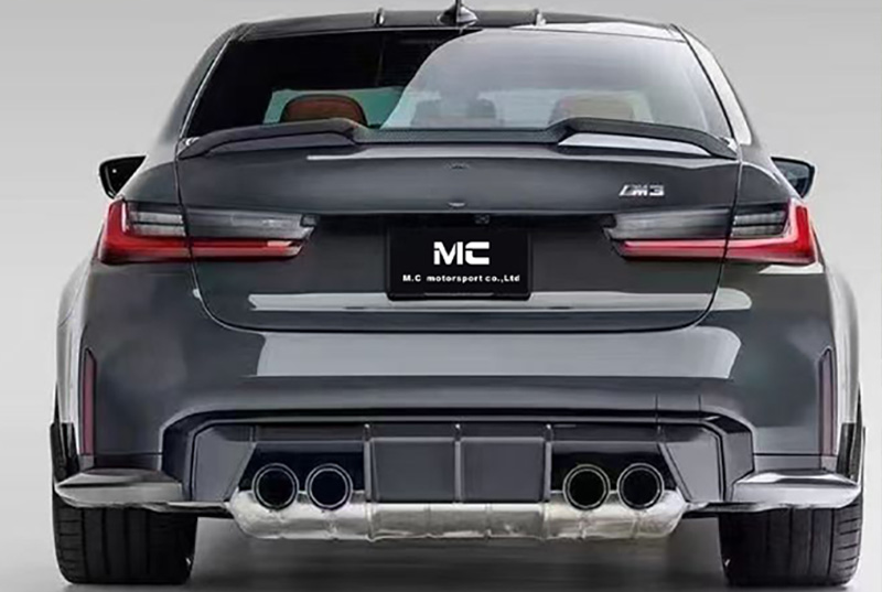 For BMW G82 MP Style Carbon Fiber Rear Diffuser