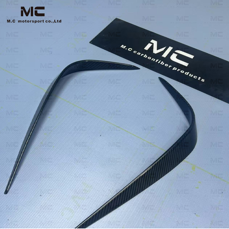 For BMW G82 Carbon Fiber Rear Bumper Canards 