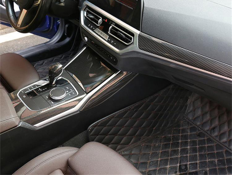 For BMW G87 G80 G82 Dry Carbon Fiber Interior Trims