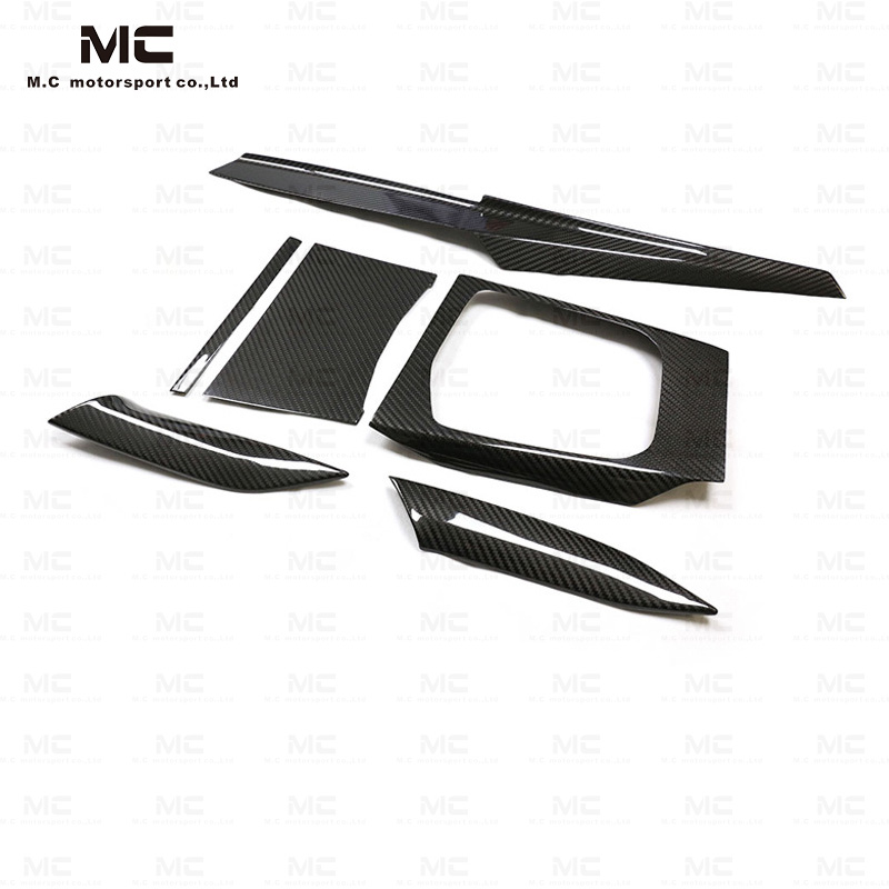 For BMW G87 G80 G82 Dry Carbon Fiber Interior Trims