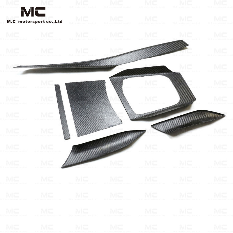 For BMW G87 G80 G82 Dry Carbon Fiber Interior Trims