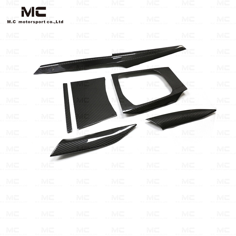 For BMW G87 G80 G82 Dry Carbon Fiber Interior Trims