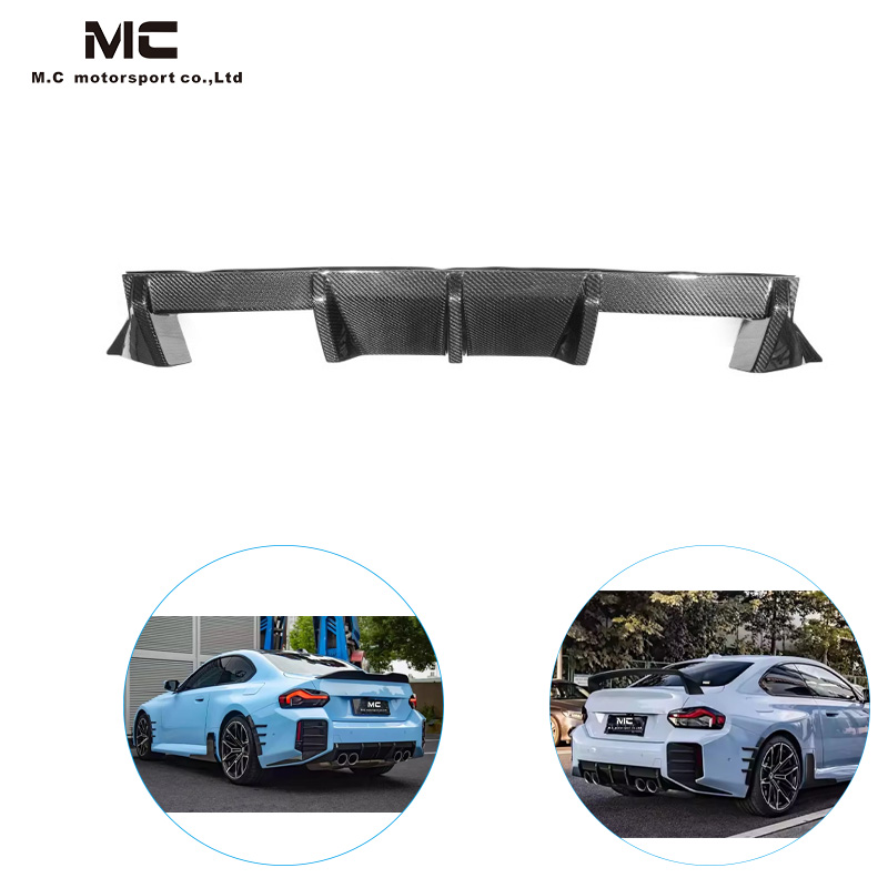 For BMW G87 MP Style Dry Carbon Fiber Rear Diffuser 