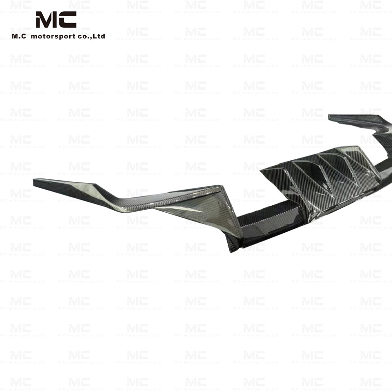 For BMW G87 R44 Style Carbon Fiber Rear Diffuser 