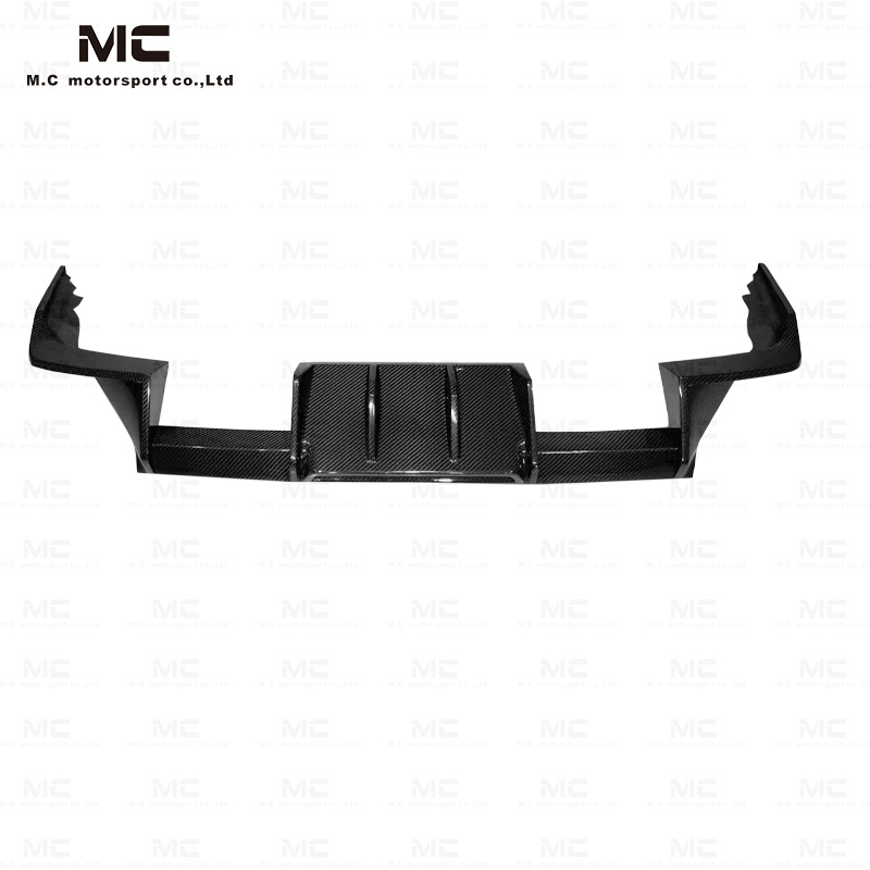 For BMW G87 R44 Style Carbon Fiber Rear Diffuser 
