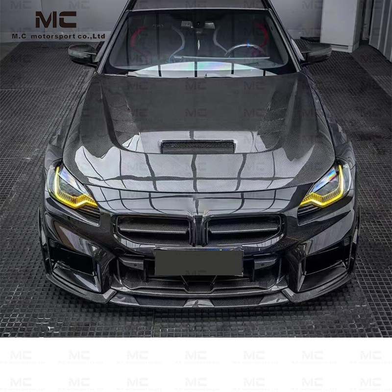 For BMW G87 AE Style Carbon Fiber Front Lip 