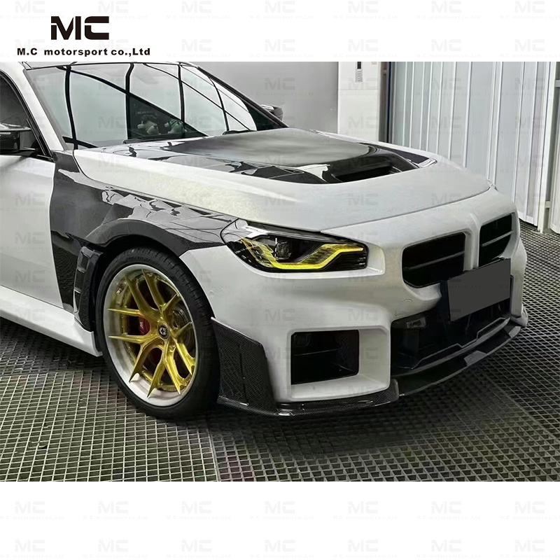 For BMW G87 AE Style Carbon Fiber Front Lip 