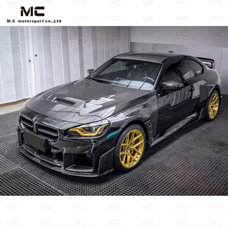 For BMW G87 AE Style Carbon Fiber Front Lip 