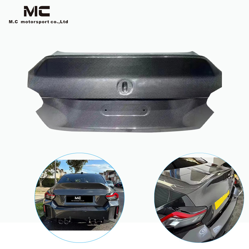 For BMW G87 CSL Style Carbon Fiber Trunk Lid 
