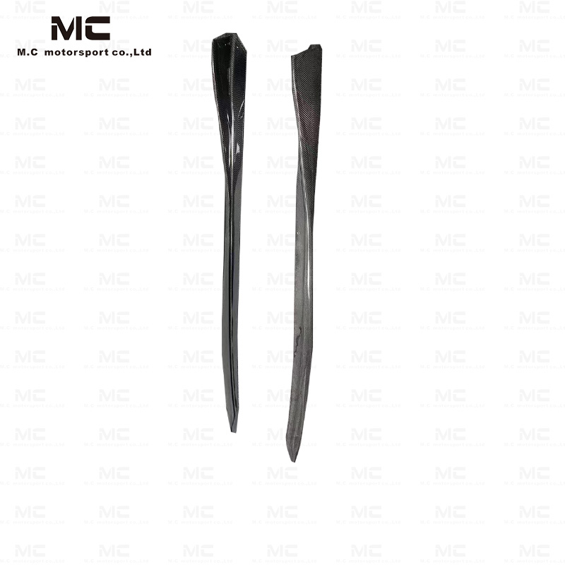 For Toyota SUPRA  A90 VRS Style Carbon Fiber Side Skirts 2019+