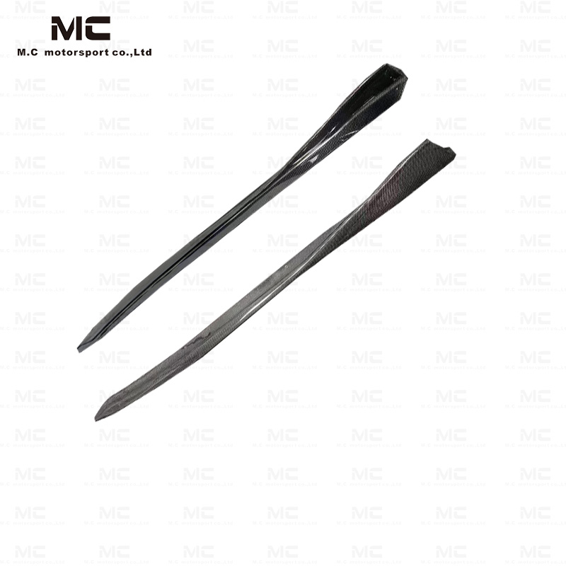 For Toyota SUPRA  A90 VRS Style Carbon Fiber Side Skirts 2019+
