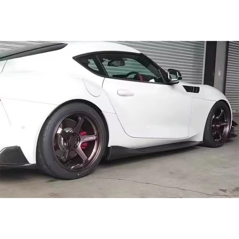 For Toyota SUPRA  A90 VRS Style Carbon Fiber Side Skirts 2019+