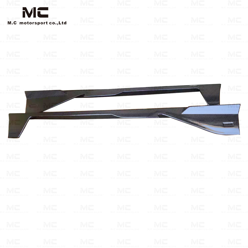 For Toyota SUPRA  A90 Toms Style Carbon Fiber Side Skirts 2019+