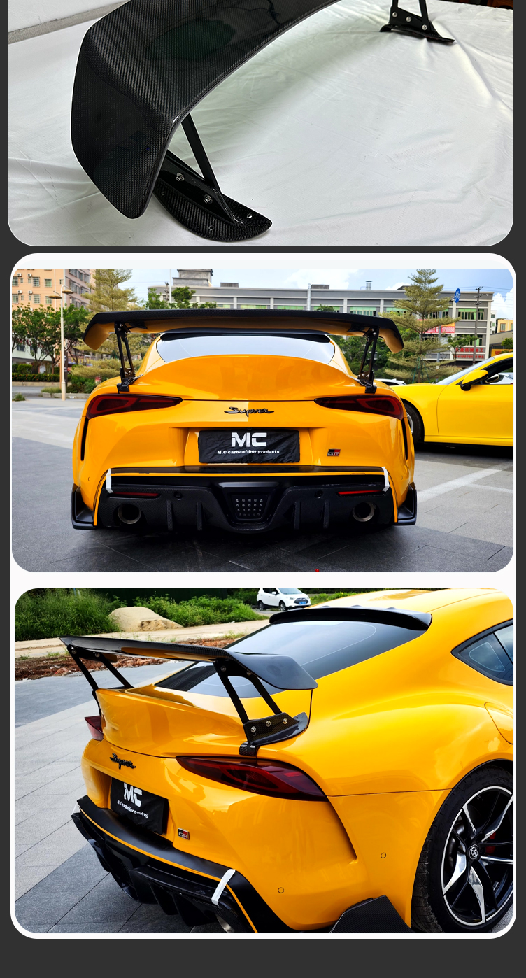 For Toyota SUPRA VOXT Style Carbon Fiber Rear Spoiler 2019+