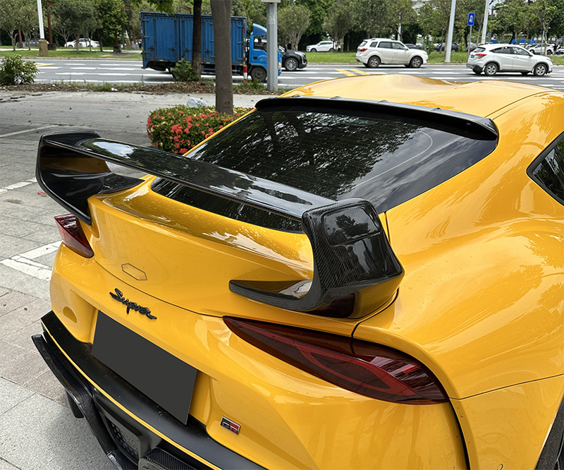 For Toyota SUPRA  A90 GT Style Half Carbon Fiber Rear Spoiler 2019+