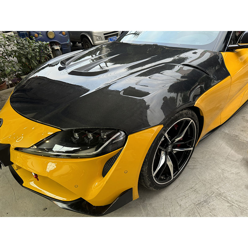 For Toyota SUPRA  A90 LB Style Carbon Fiber Engine Hood 2019+