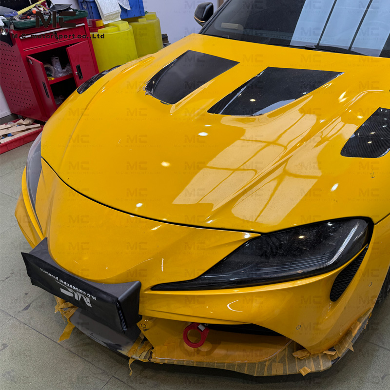 For Toyota SUPRA  A90 LB Style Carbon Fiber Engine Hood 2019+