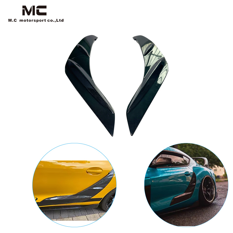 For Toyota SUPRA  A90 TRD Style Carbon Fiber Door Panel Trim 2019+