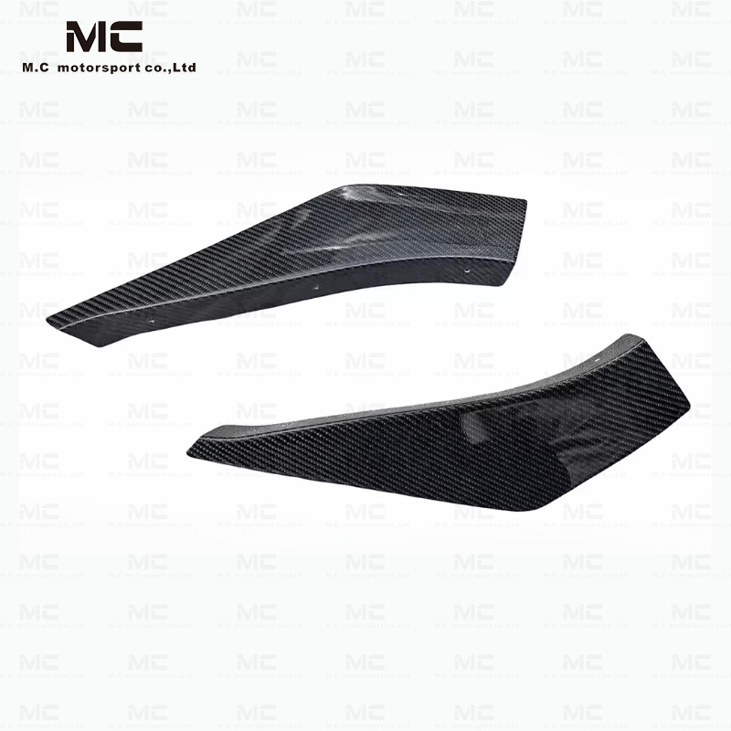 For Toyota Supra A90 Carbon Fiber Front Bumper Canards 2019+