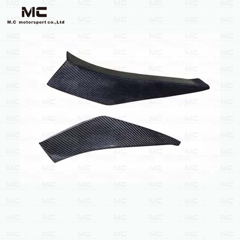 For Toyota Supra A90 Carbon Fiber Front Bumper Canards 2019+