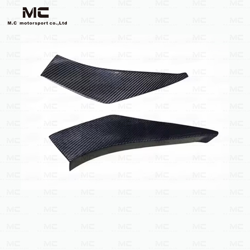 For Toyota Supra A90 Carbon Fiber Front Bumper Canards 2019+