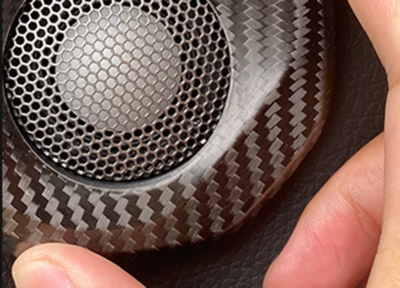 For Toyota Supra A90 Dry Carbon Fiber 2 Pcs Audio Speaker Covers 2pcs 2019+