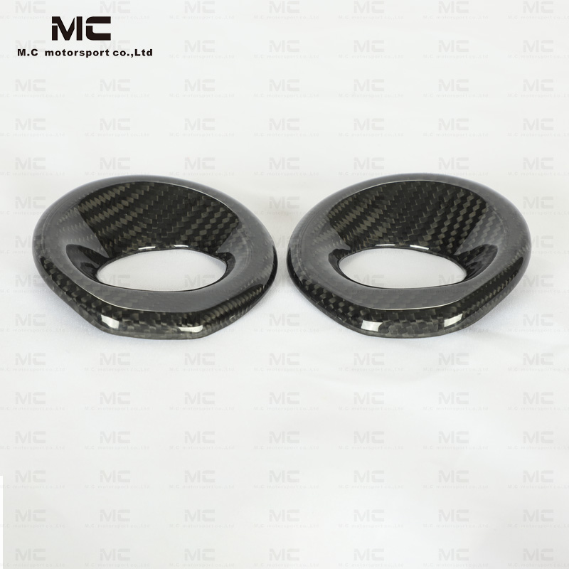 For Toyota Supra A90 Dry Carbon Fiber 2 Pcs Audio Speaker Covers 2pcs 2019+