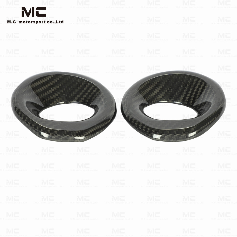 For Toyota Supra A90 Dry Carbon Fiber 2 Pcs Audio Speaker Covers 2pcs 2019+