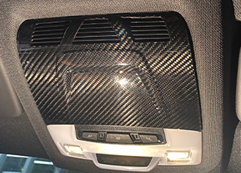 For Toyota SUPRA  A90 Dry Carbon Fiber Reading Light Cover 2019+