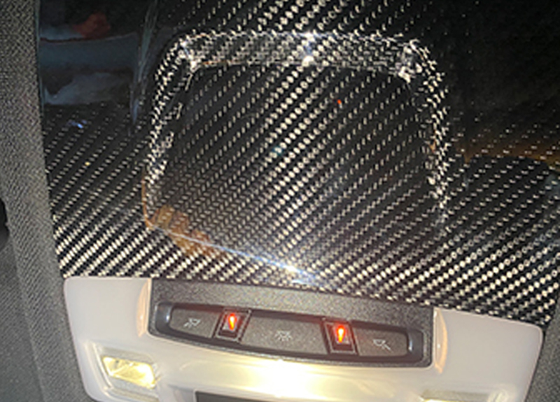 For Toyota SUPRA  A90 Dry Carbon Fiber Reading Light Cover 2019+