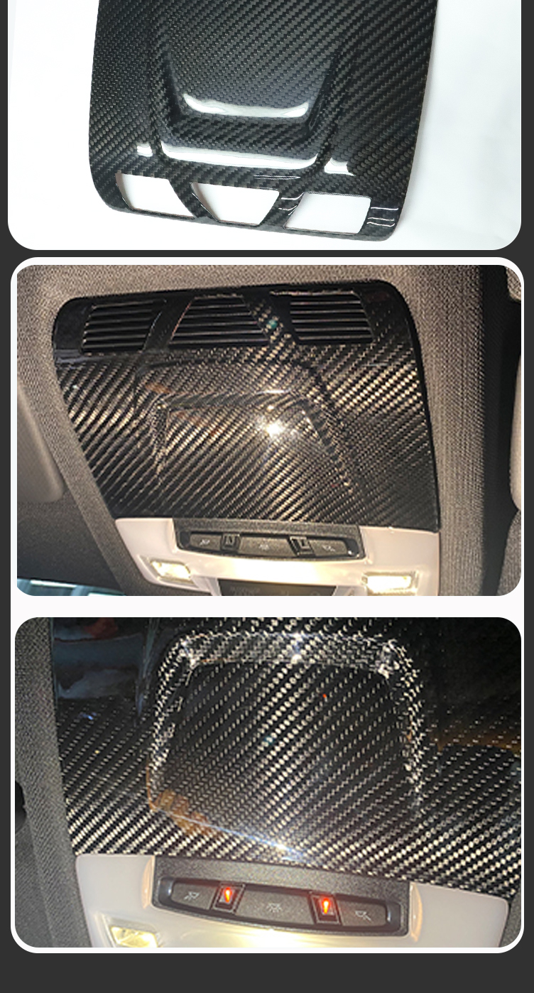 For Toyota SUPRA  A90 Dry Carbon Fiber Reading Light Cover 2019+