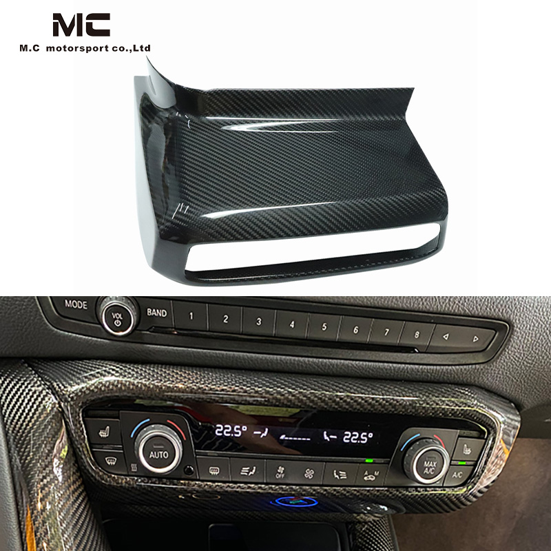 For Toyota SUPRA  A90 Dry Carbon Fiber Center Console Cover 2019+