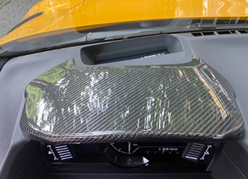 For Toyota SUPRA  A90 Dry Carbon Fiber Upper Speedmeter Cluster Cover 2019+